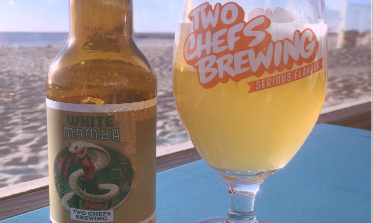 Two Chefs White Mamba fles en glas